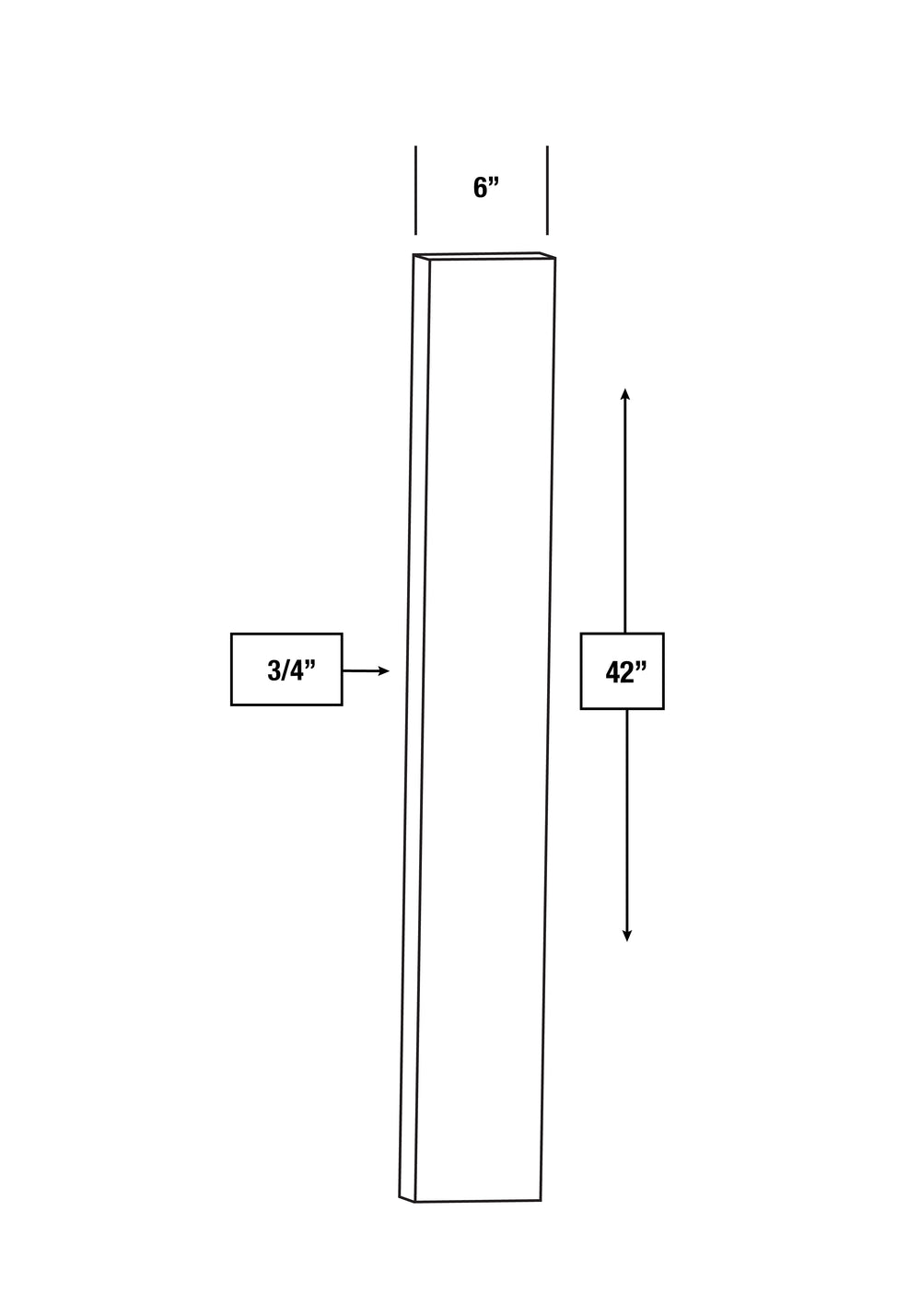 Builder's Pride Bluff Shaker 6 in. x 42 in. Wall Filler Molding