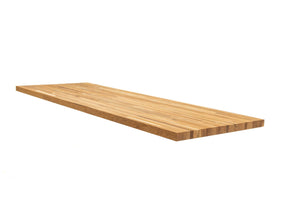 Williamsburg White Oak Butcher Block Countertop Unfinished 144in x 25in x 1.5in