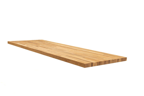 Williamsburg White Oak Butcher Block Countertop Unfinished 144in x 25in x 1.5in