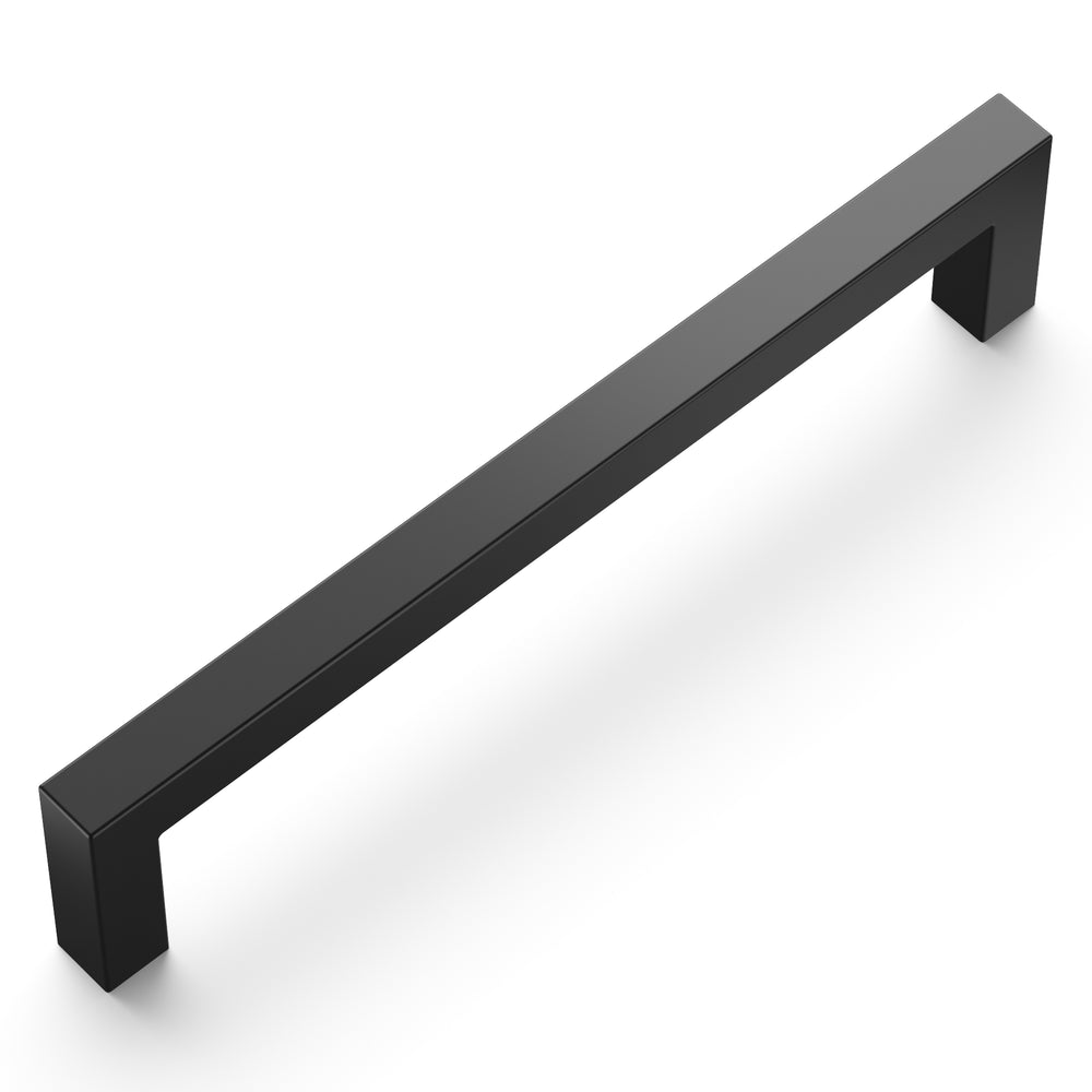 Worthington Pull 5-1/16 Inch (128mm) Center to Center Matte Black Finish (10 Pack)
