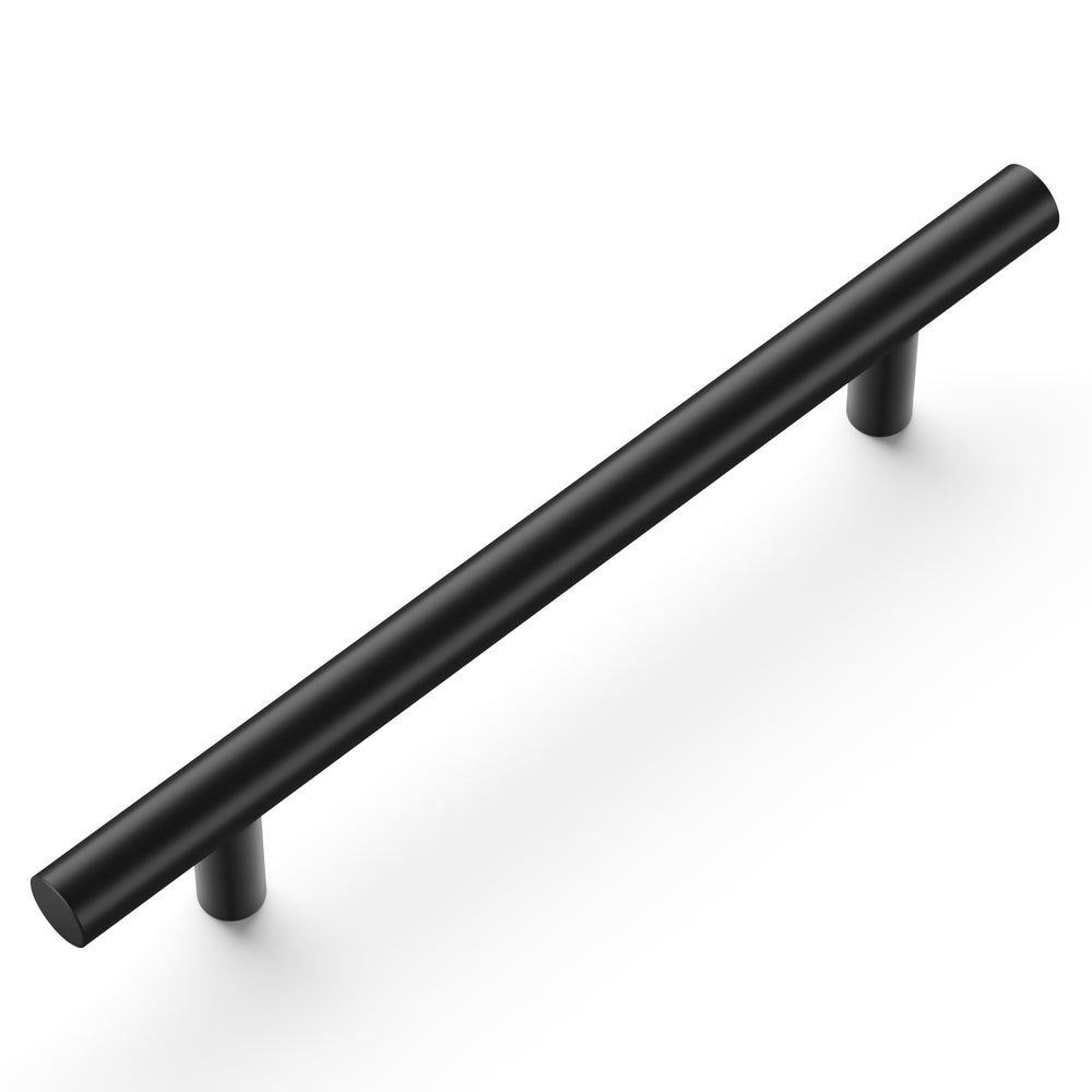 Worthington Bar Pull Bar Pull 5-1/16 Inch (128mm) Center to Center Matte Black Finish (10 Pack)