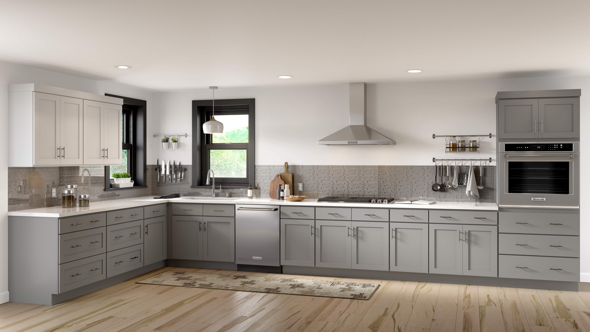 Worthington Grey Cabinet Collection
