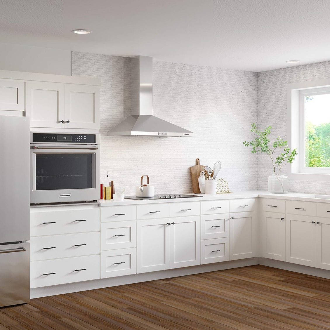 Worthington White Cabinet Collection