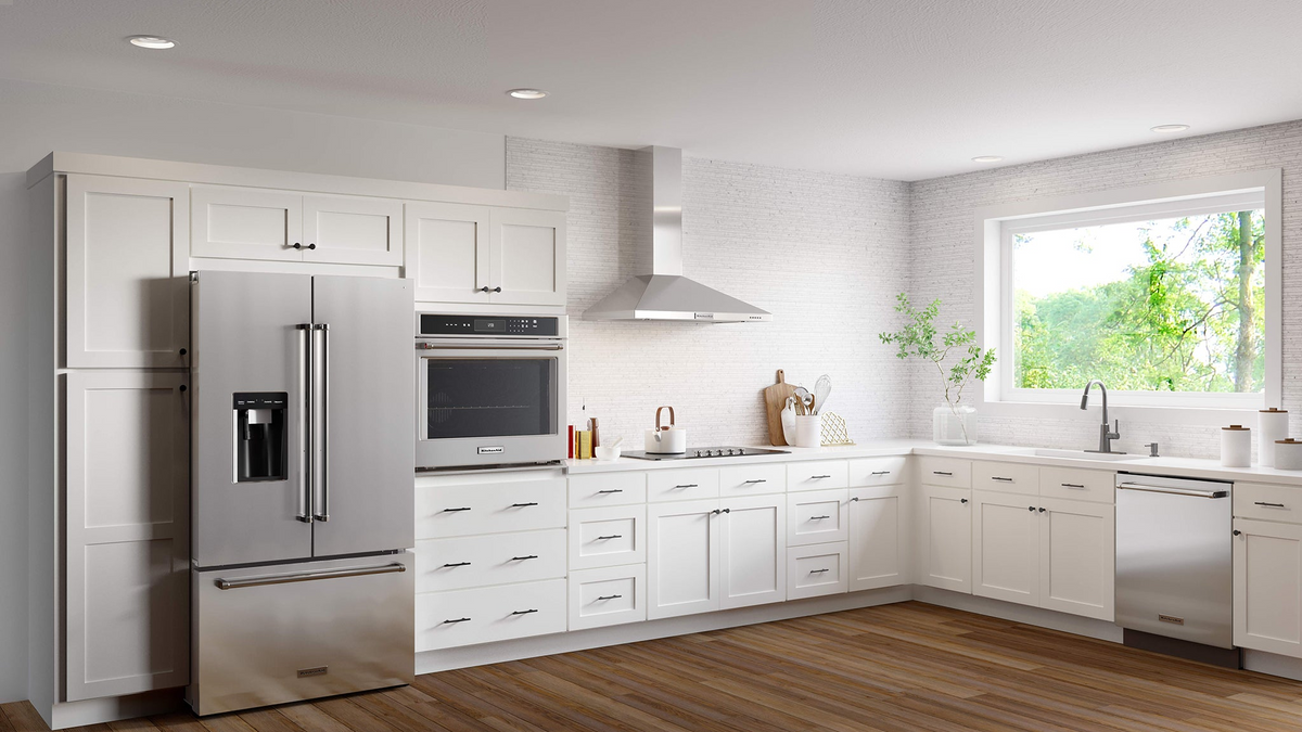 Worthington White Cabinet Collection