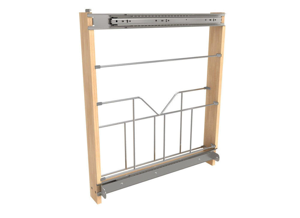 Pullout 3'' Sidekick Tray Organizer Blum Maple