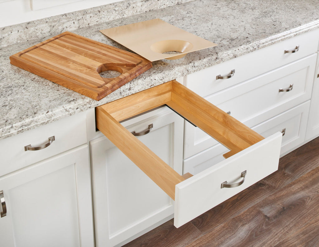 Cutting Board Drawer with Opening 18''
