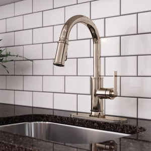 Colfax 1-Handle Pull Down Kitchen Faucet Polished Nickel