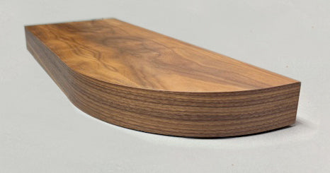 Curved Floating Shelf Maple