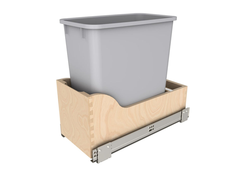 Vanity Depth Waste Container Pullout 12''