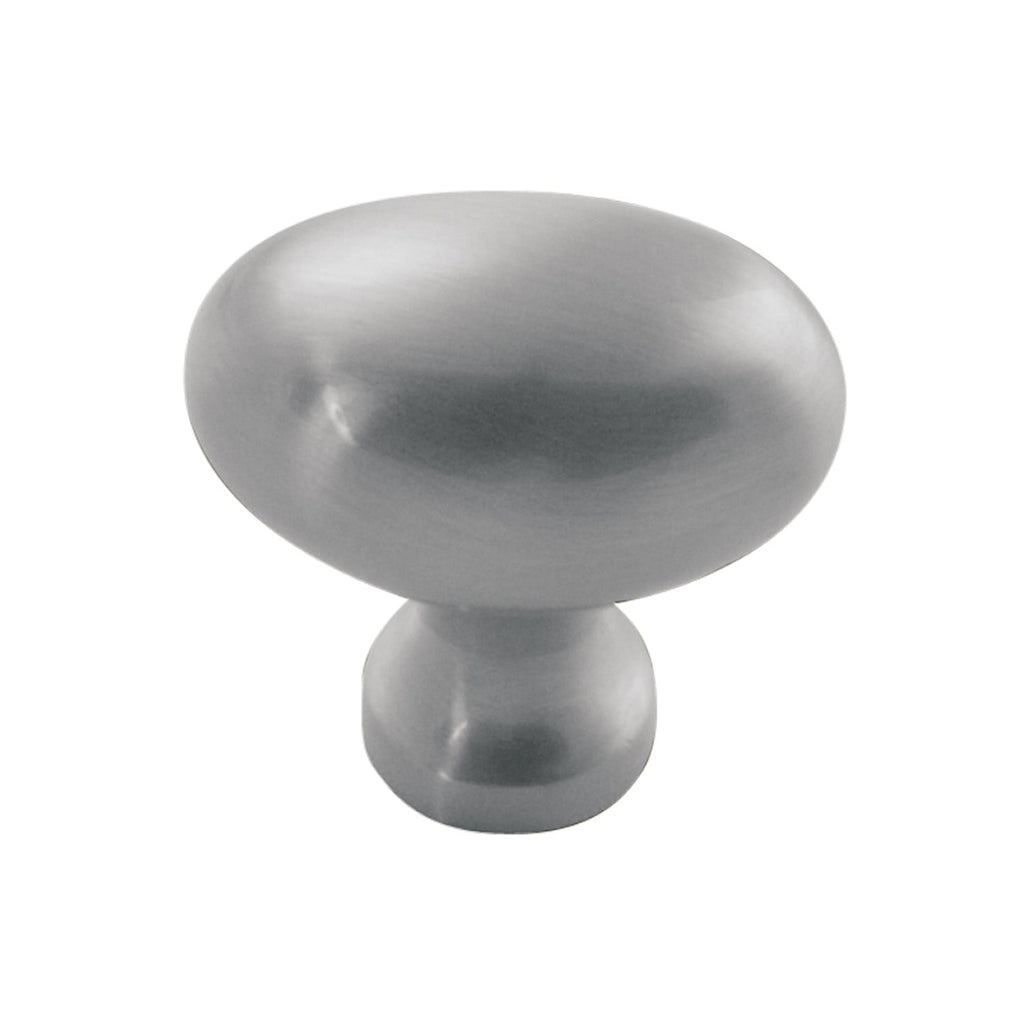 Williamsburg Knob 1-1/4 Inch X 13/16 Inch Stainless Steel Finish