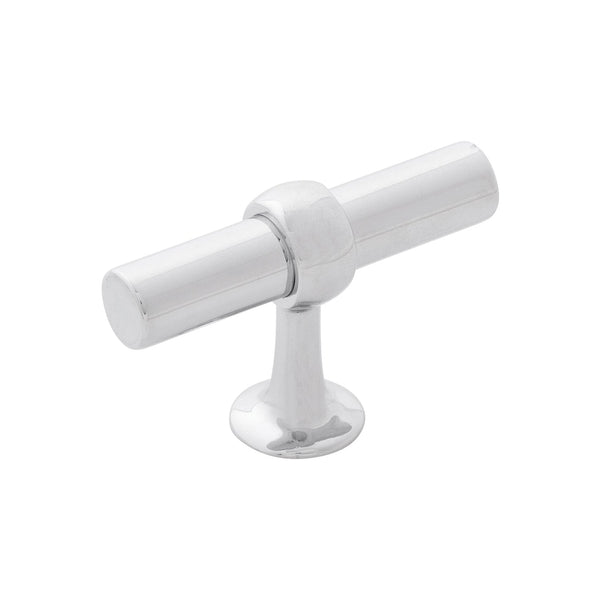 Ostia T-Knob 2-1/2 Inch X 13/16 Inch Chrome