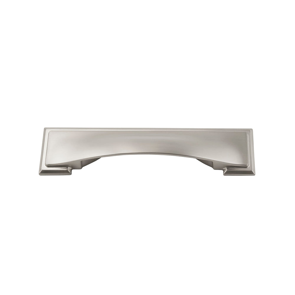 Dover Cup Pull 3 Inch, 3-3/4 Inch (96mm) & 5-1/16 Inch (128mm) Center to Center Satin Nickel