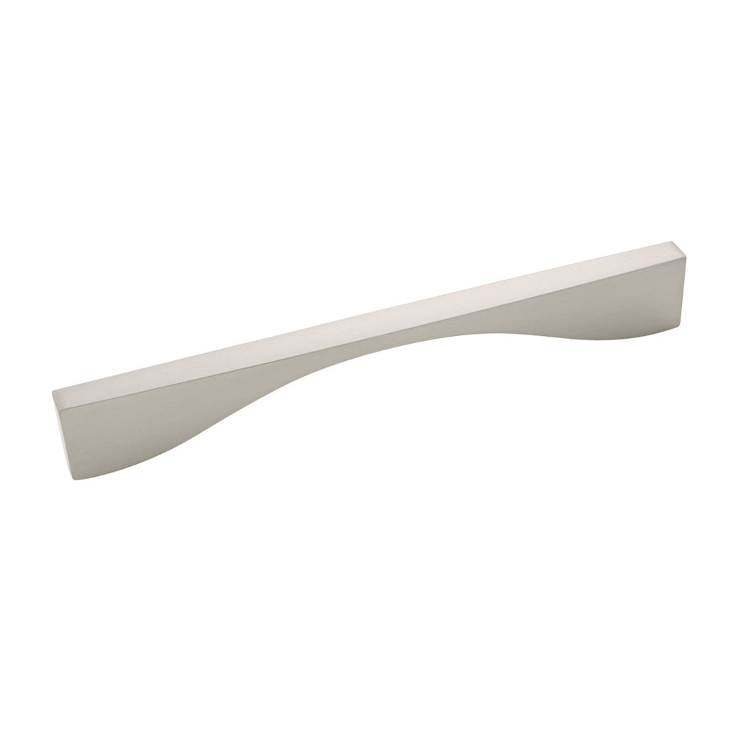 Channel Pull 7-9/16 Inch (192mm) Center to Center Satin Nickel Finish