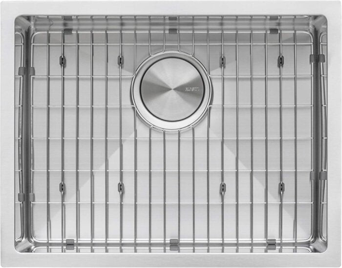 23" x 18" x 12" Deep Laundry Utility Sink Rounded Corners Undermount 16 Gauge Stainless Steel