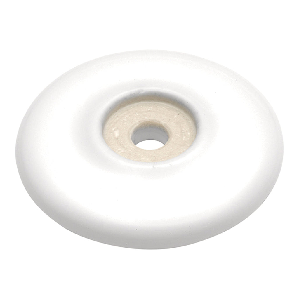 Tranquility Backplate 2-1/16 Inch Diameter White Finish