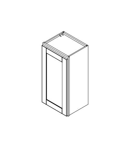 Platinum Grey Shaker 15 in. x 30 in. Wall Cabinet