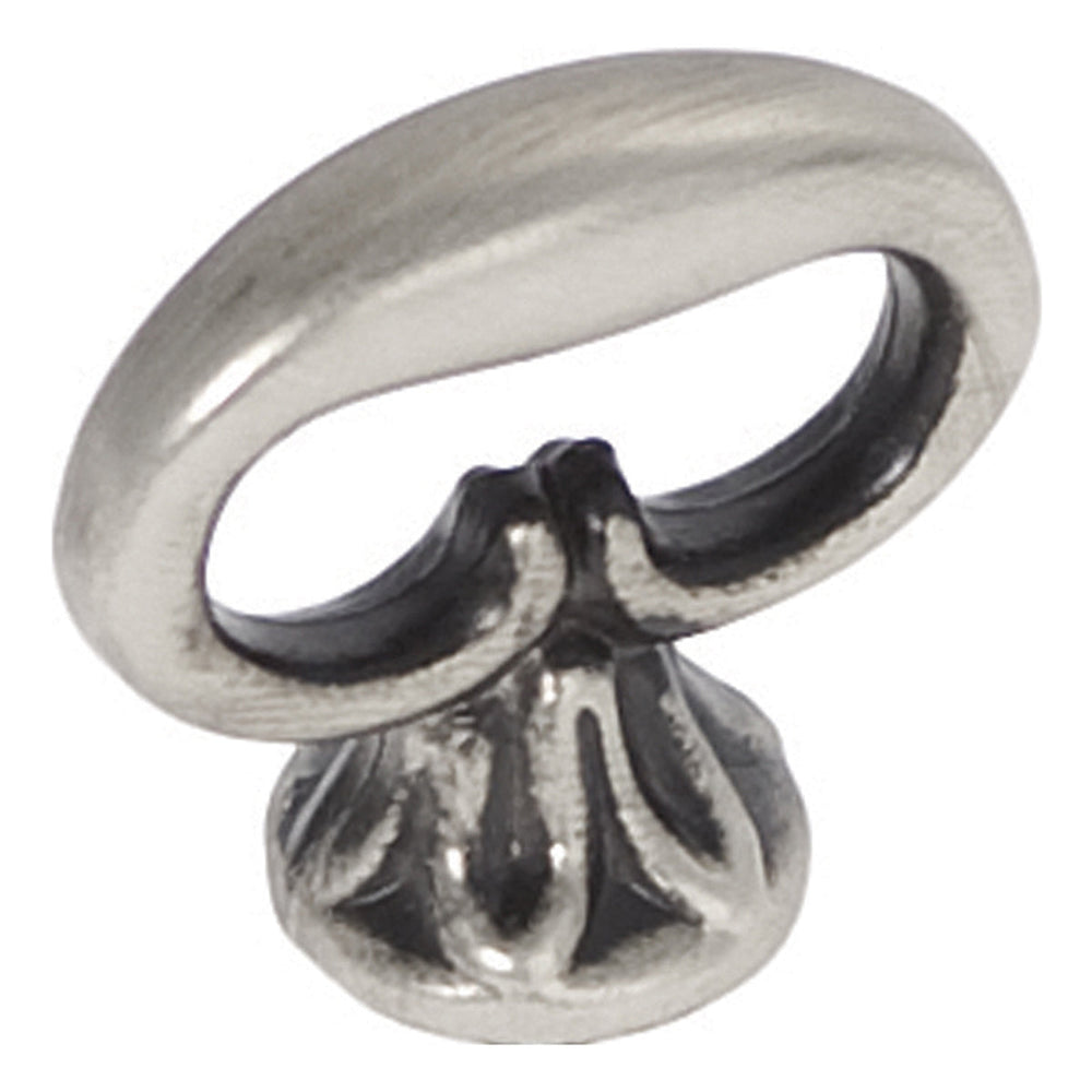 Manor House Mock Key 1-1/8 Inch X 1/4 Inch Silver Stone