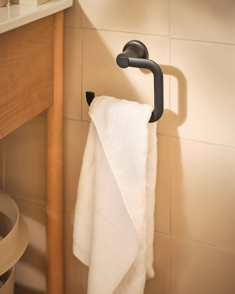 MOEN® Zyla™  Matte Black Towel Ring