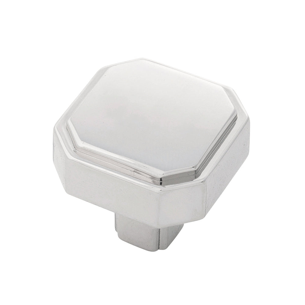 Monroe Knob 1-5/16 Inch x 1-5/16 Inch Chrome