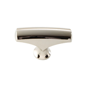 Greenwich Knob 1-3/4 Inch x 1/2 Inch Polished Nickel