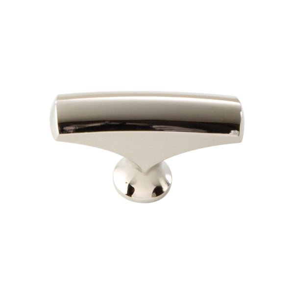 Greenwich Knob 1-3/4 Inch x 1/2 Inch Polished Nickel