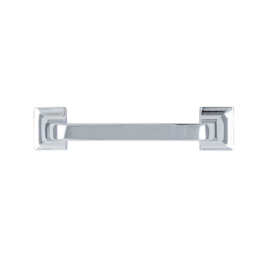 Forge Pull 3-3/4 Inch (96mm) Center to Center Chrome Finish