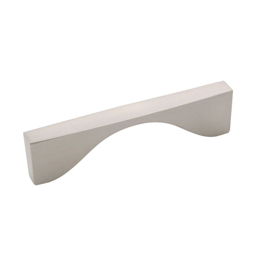 Channel Pull 3-3/4 Inch (96mm) Center to Center Satin Nickel