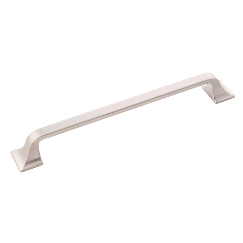 Forge Pull 7-9/16 Inch (192mm) Center to Center Satin Nickel