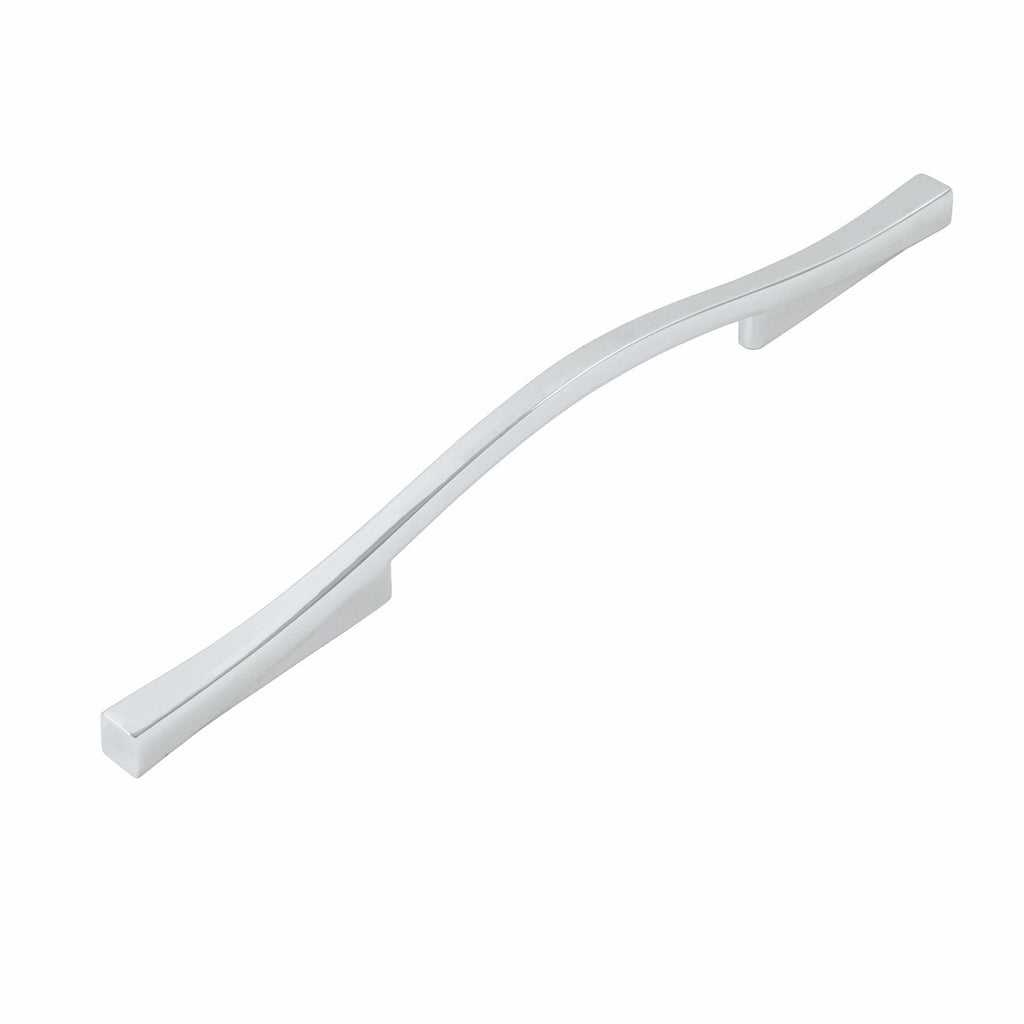 Emerge Pull 5-1/16 Inch (128mm) & 6-5/16 Inch (160mm) Center to Center Chrome Finish