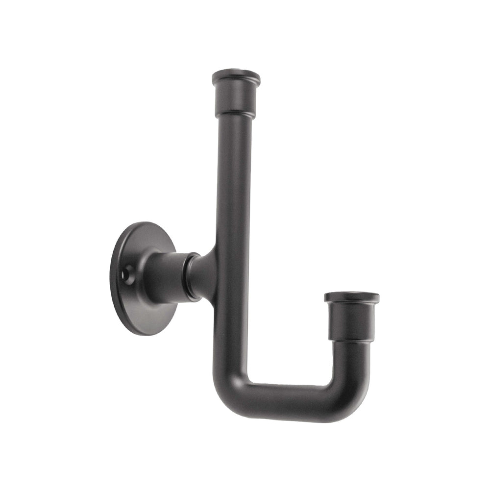 Urbane Hook 1-1/4 Inch Center to Center Matte Black