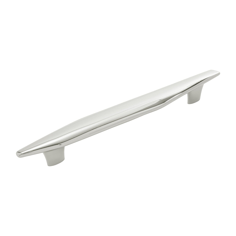 Pebble Appliance Pull 12 Inch Center to Center Polished Nickel