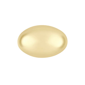 Williamsburg Knob 1-1/4 Inch X 13/16 Inch  Polished Brass