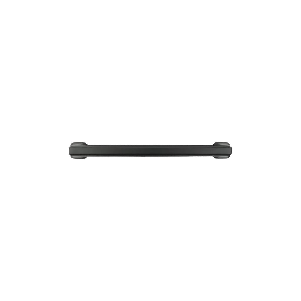 Bridges Pull 6-5/16 Inch (160mm) Center to Center Matte Black Finish
