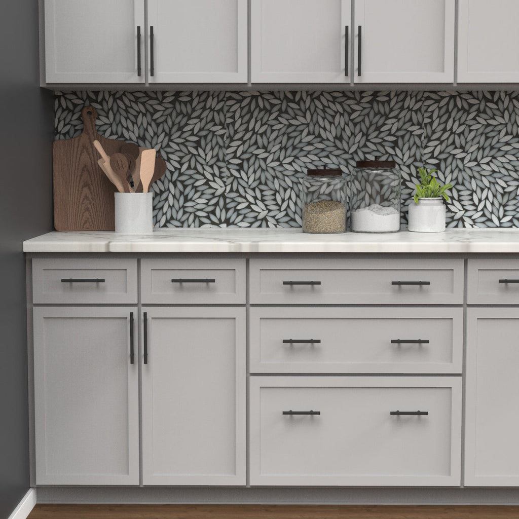 Worthington Bar Pull Bar Pull 3-3/4 Inch (96mm) Center to Center Matte Black Finish (10 Pack)