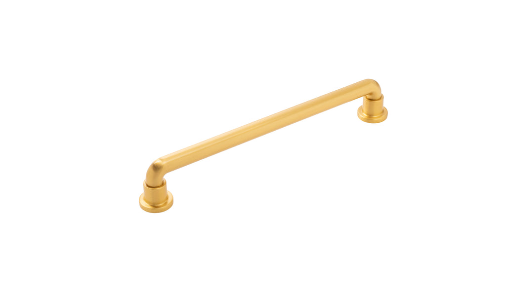 Urbane Appliance Pull 12 Inch Center to Center Brushed Golden Brass Finish