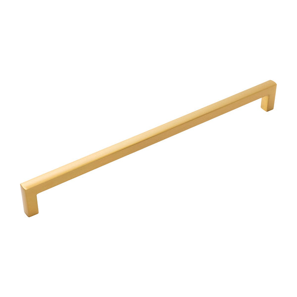 Coventry Pull 12 Inch Center to Center Brushed Golden Brass