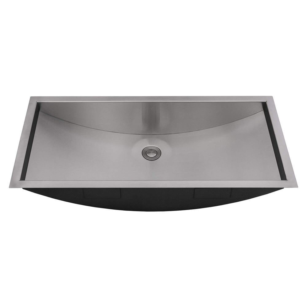 30 x 14 inch Brushed Stainless Steel Sink Undermount