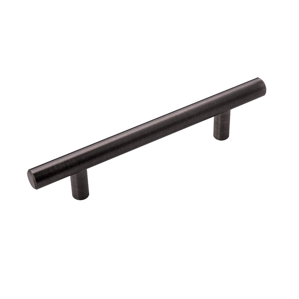 Bar Pulls Pull 3-3/4 Inch (96mm) Center to Center Brushed Black Nickel