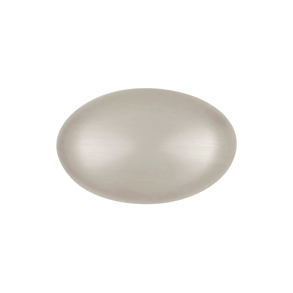 Williamsburg Knob 1-1/4 Inch X 13/16 Inch Stainless Steel Finish