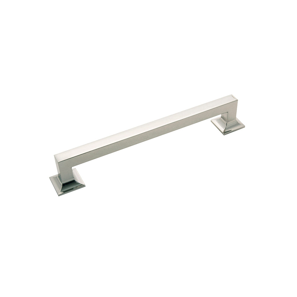 Studio Pull 7-9/16 Inch (192mm) Center to Center Polished Nickel