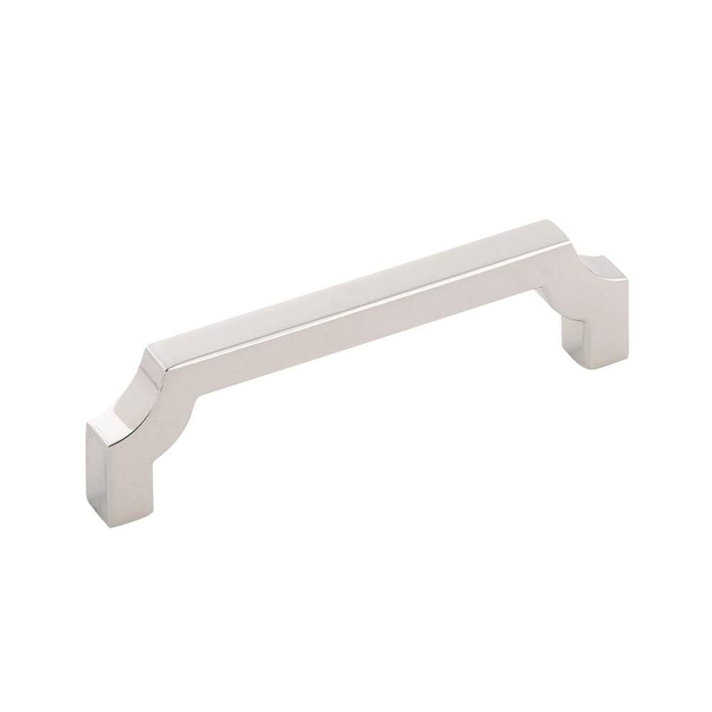 Monarch Pull 3-3/4 Inch (96mm) Center to Center Polished Nickel