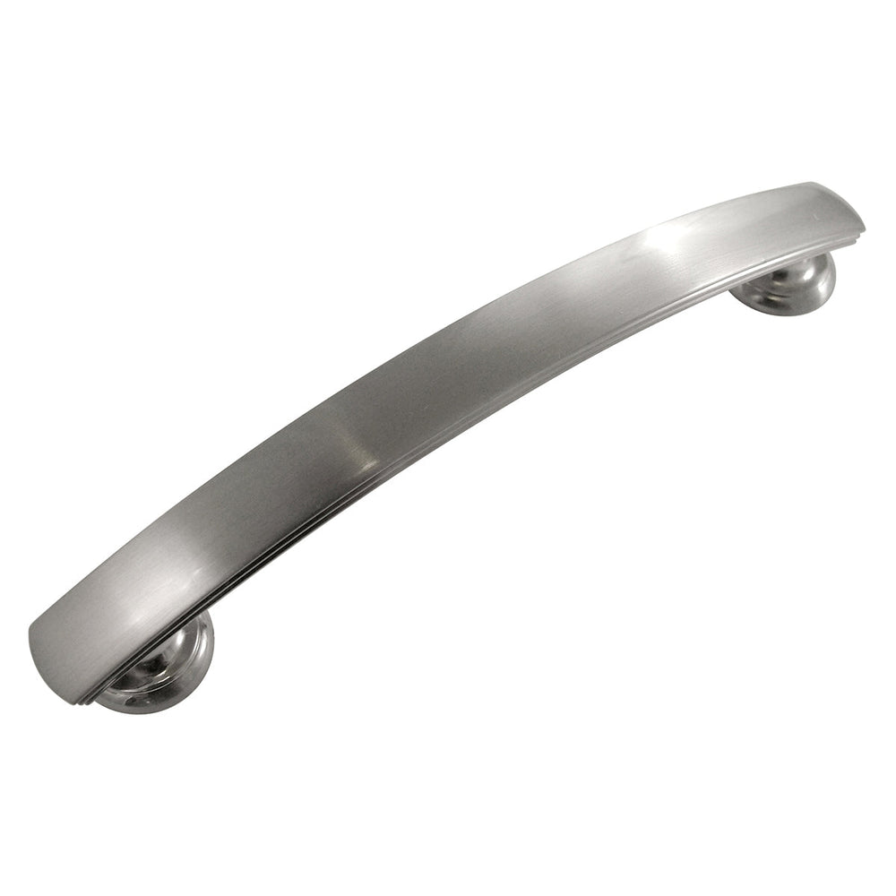 American Diner Pull 5-1/16 Inch (128mm) Center to Center Satin Nickel