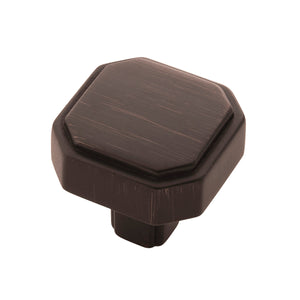 Monroe Knob 1-5/16 Inch x 1-5/16 Inch Vintage Bronze