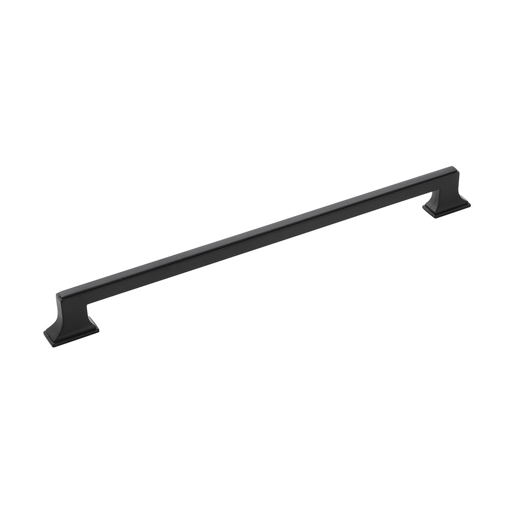 Brownstone Pull 12 Inch Center to Center Matte Black