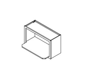 Annapolis Blue 12 in. Wide x .75 in. Deep x 30 in. Tall - Wall End Panel for Shaker Cabinet