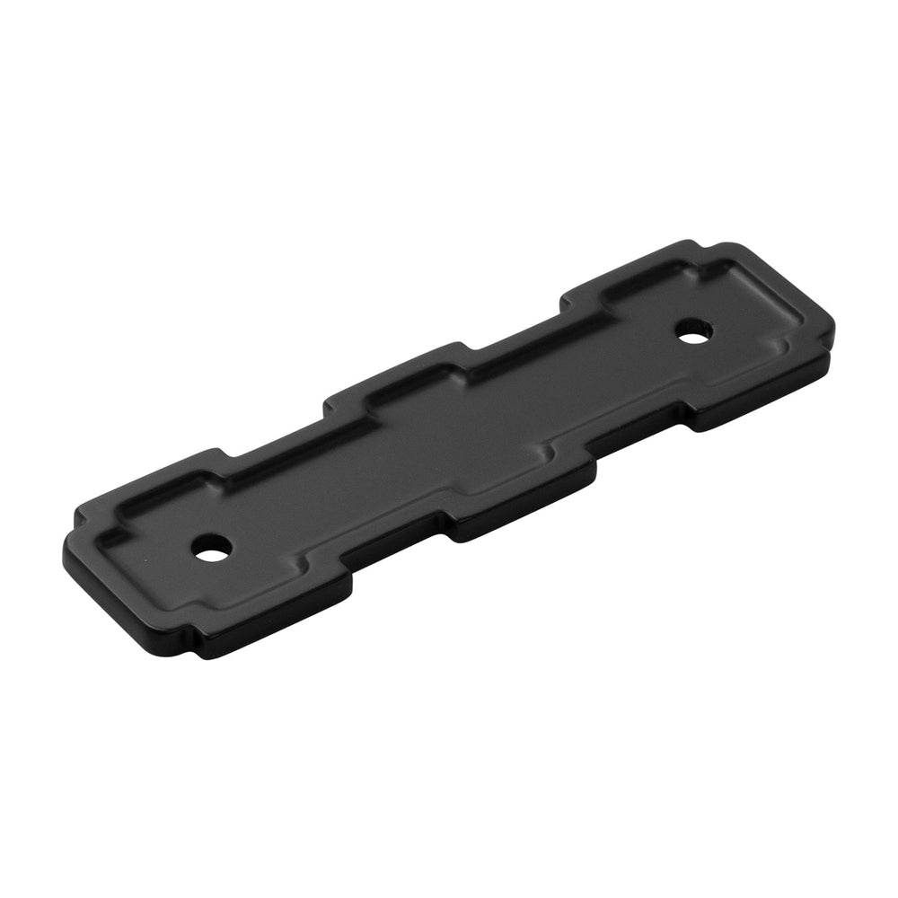 Coventry Pull Backplate 3 Inch Center to Center Matte Black