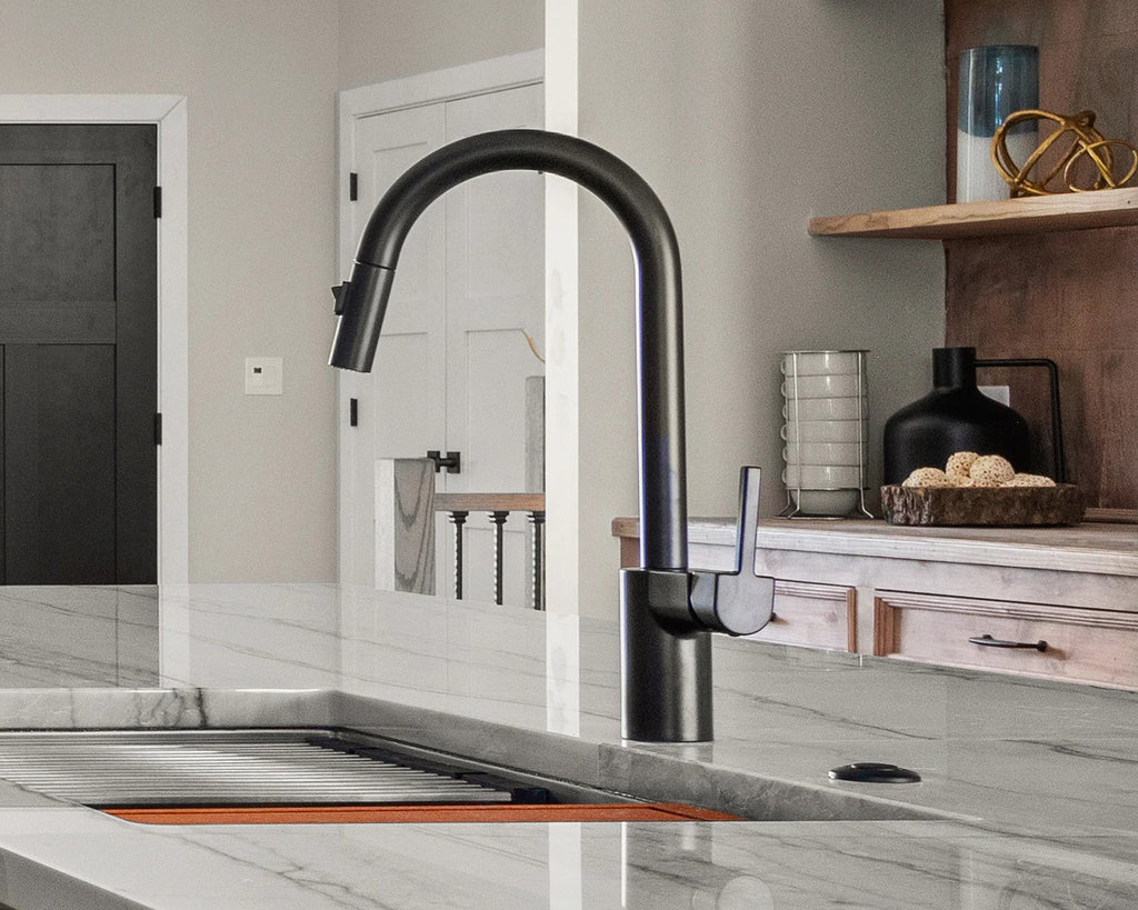 MOEN Matte Black Pull Down Kitchen Faucet