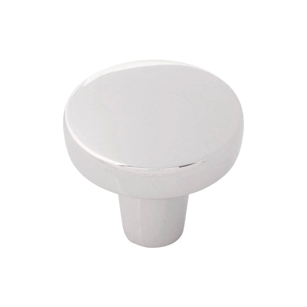 Emerge Knob 1-5/16 Inch Diameter Polished Nickel