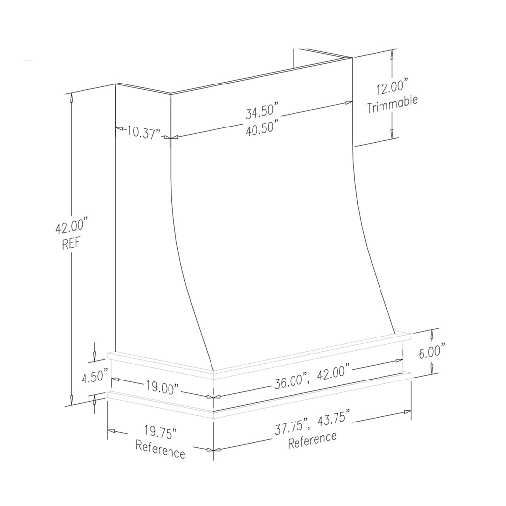 WATERFALL RANGE HOOD