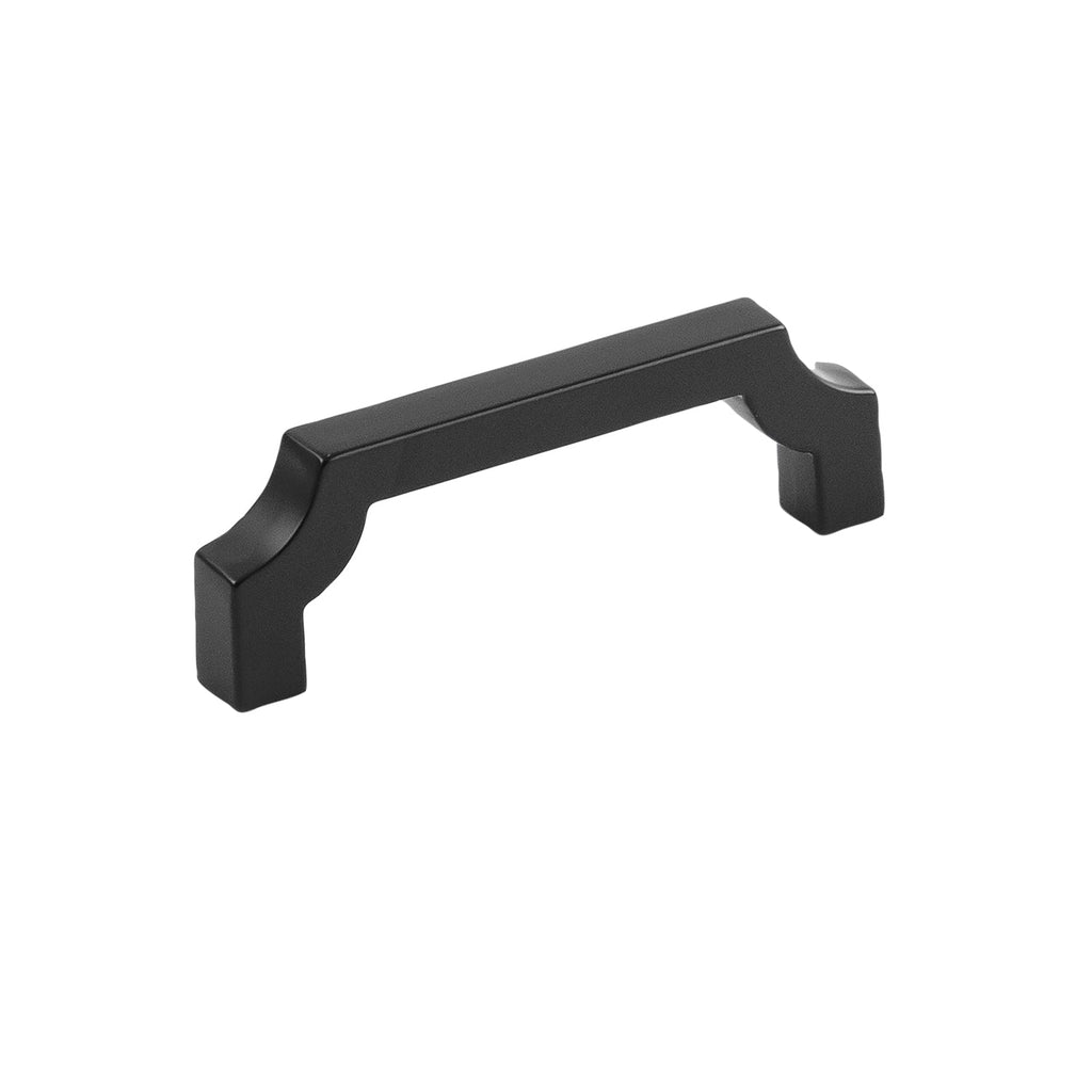 Monarch Pull 3 Inch Center to Center Matte Black Finish